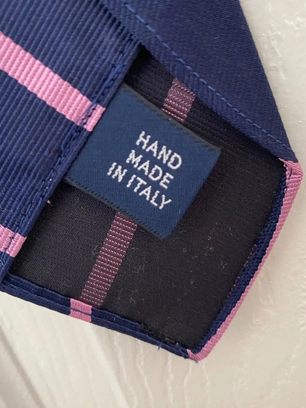 NWT Polo Ralph Lauren Handmade Italy Untipped Silk Tie